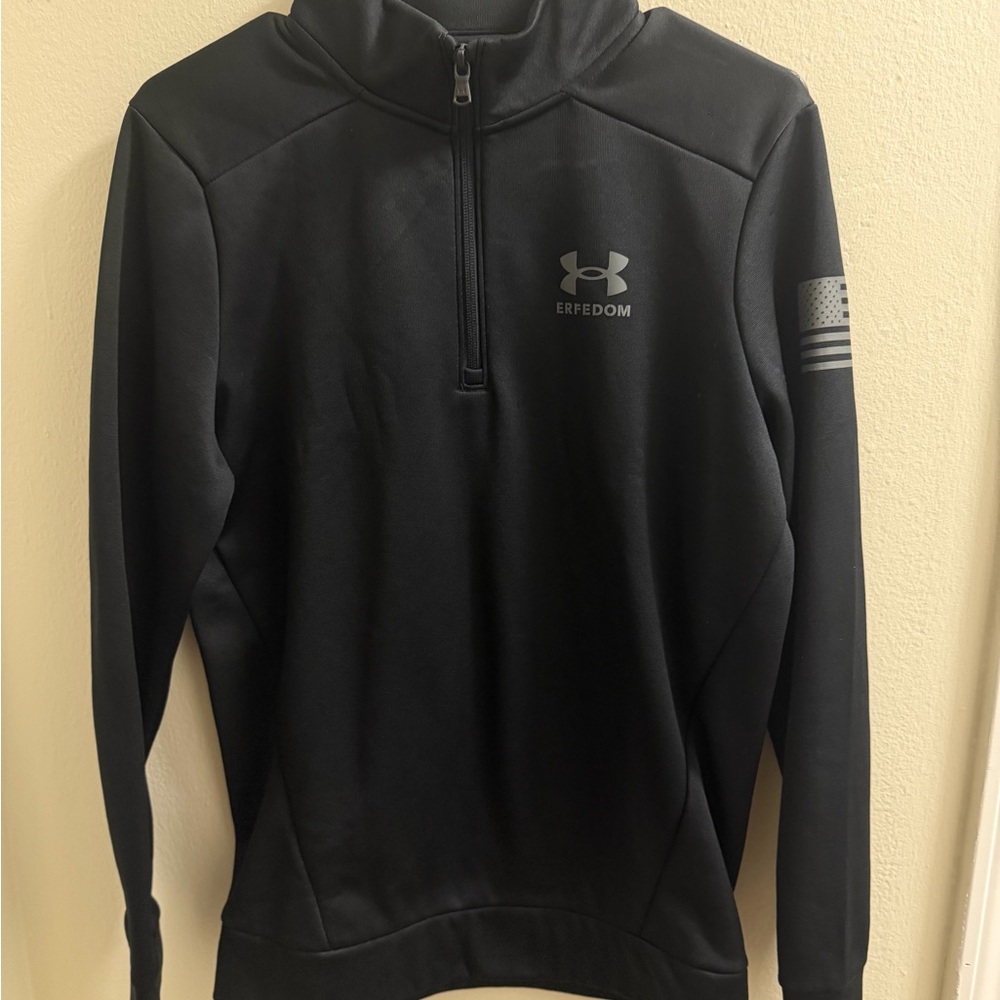 Under Armour Women’s Black Quarter-Zip Pullover Jacket